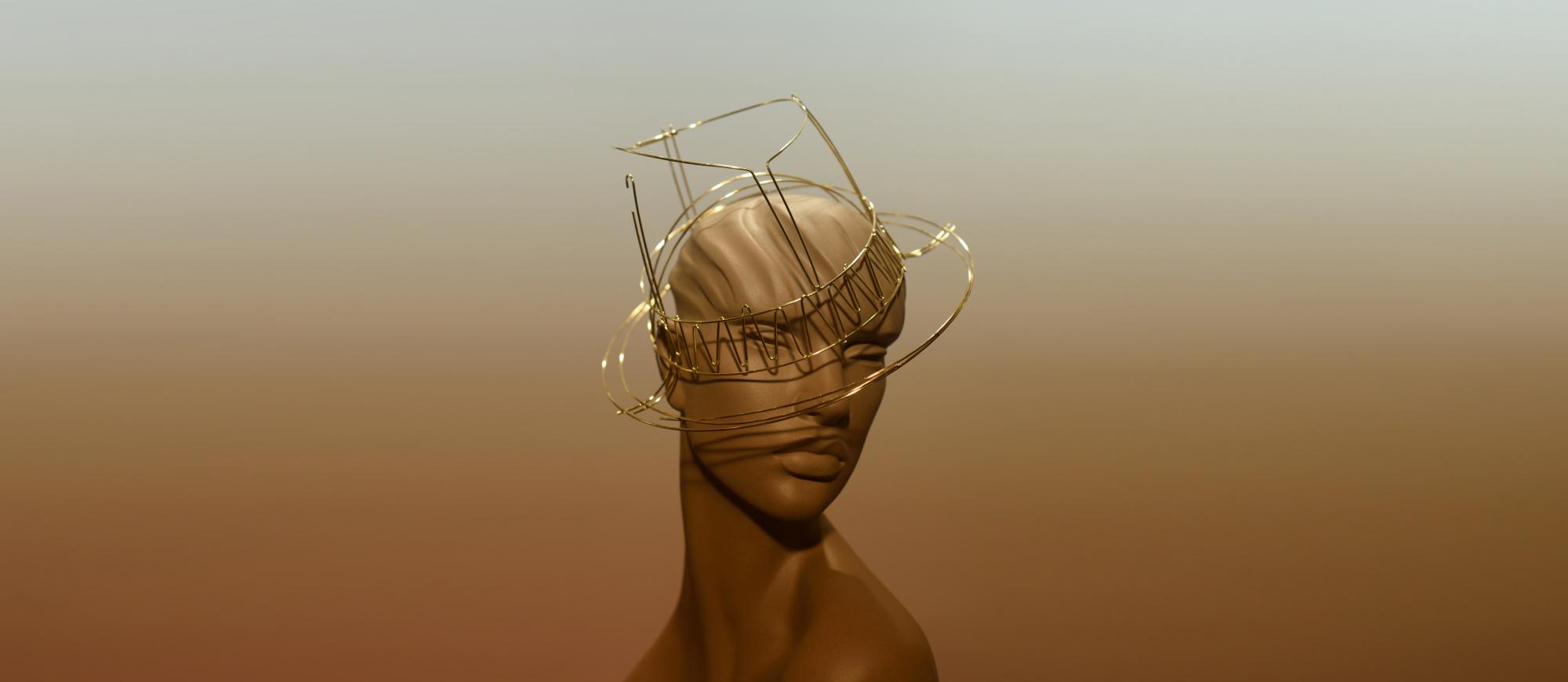 Stephen Jones Model Millinery Autumn Winter 2015 