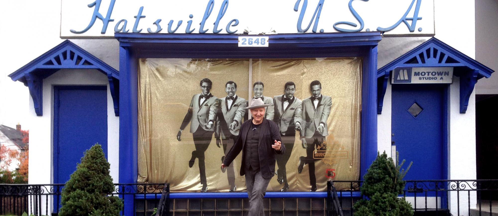 Stephen Jones Model Millinery Autumn Winter 2015 Hatsville USA Showcard