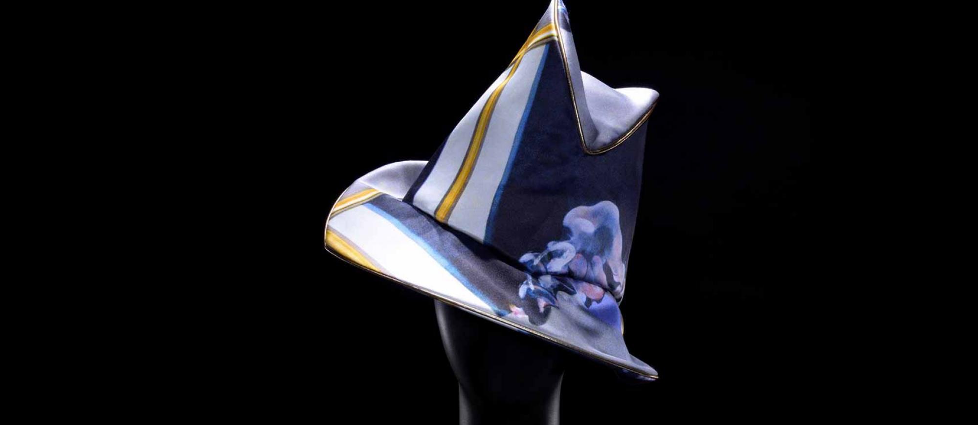 Stephen Jones Autumn Winter 2016 Soho Collection Compton Street Francis Bacon silk Trilby