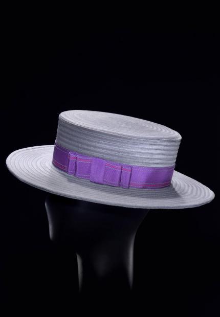 Stephen Jones Autumn Winter 2016 Christos Tolero Bar Italia Boater 05 Bar Italia