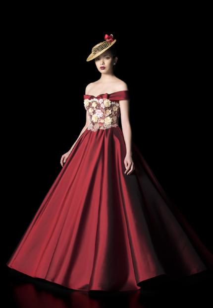 Stephen Jones Bridal Wedding Paris French boater straw with silk bow