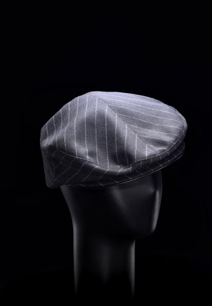 Stephen Jones Autumn Winter 2016 Soho Collection pinstripe golf cap Lexington Street