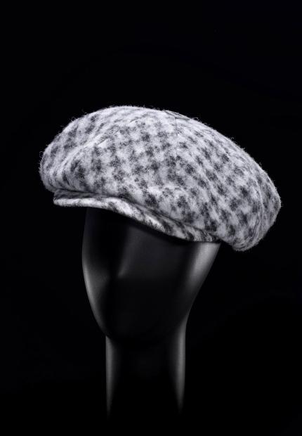 Stephen Jones Autumn Winter 2016 Soho Collection oversized check cap Bateman Street