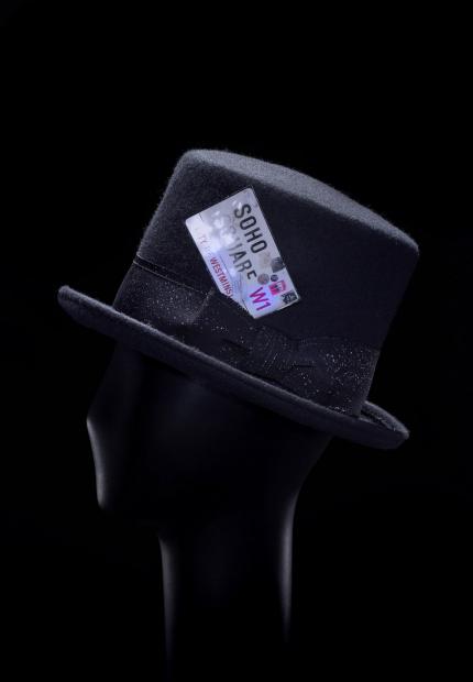 Stephen Jones Autumn Winter 2016 Soho Collection Top hat Soho