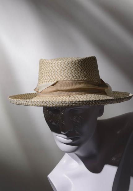 Stephen Jones Spring Summer 2017 Shade collection means straw trilby fedora