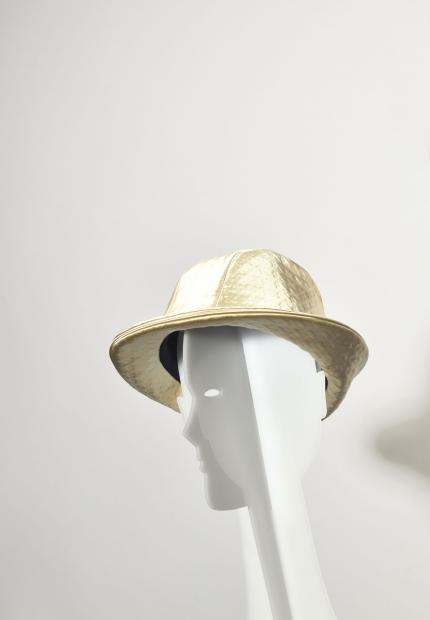 Stephen Jones Millinery Spring Summer 2020 An embossed satin trilby