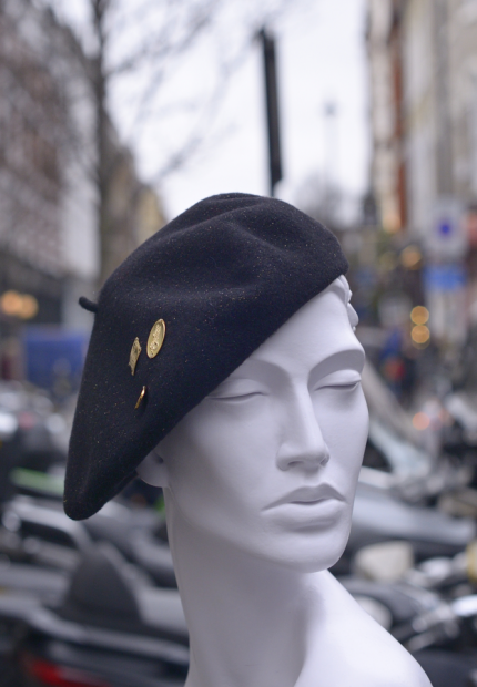 Stephen Jones Millinery Autumn Winter 2017 Sonia beret