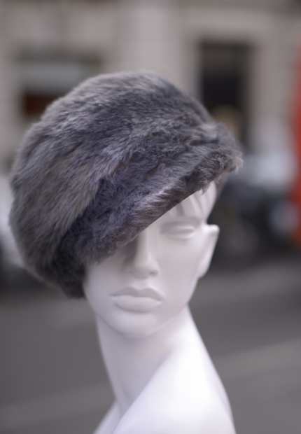 Stephen Jones Millinery Autumn Winter 2017 Versus faux fur cap
