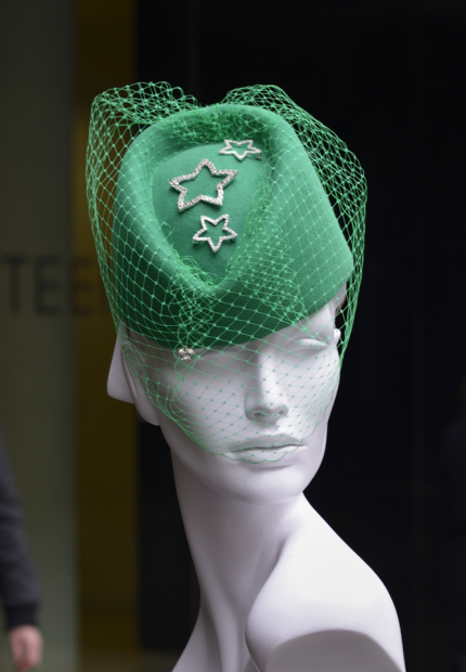 Stephen Jones Millinery Autumn Winter 2017 Vanderbilt star toque