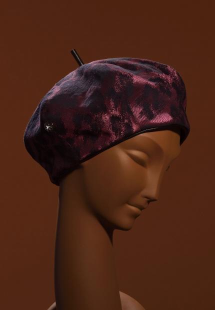 A brocade beret Stephen Jones Millinery Autumn Winter 2018 Crowns