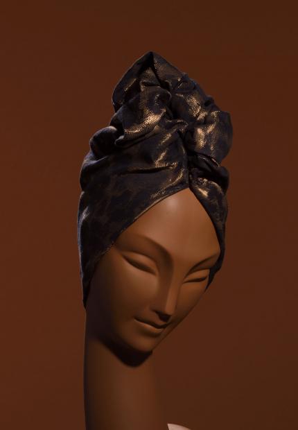 A brocade turban Stephen Jones Millinery Autumn Winter 2018 Crowns