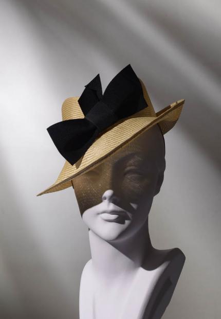 Stephen Jones Spring Summer 2017 Shade collection  Paris straw womens trilby with bow 