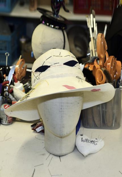 Stephen Jones Millinery Spring Summer 2018 Hats Poupee calico sunhat