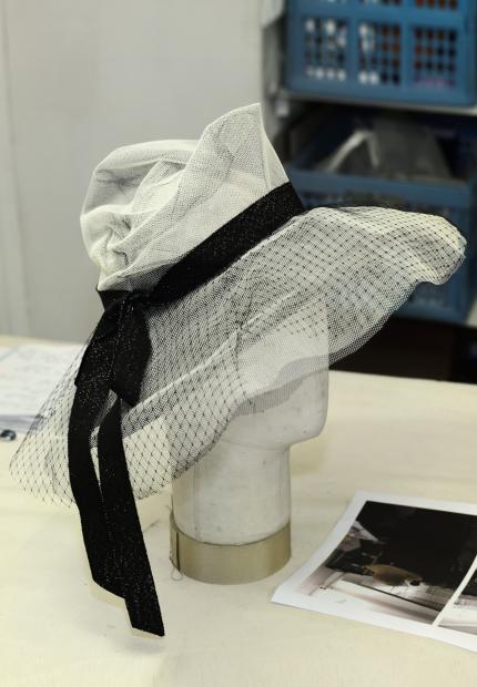 Stephen Jones Millinery Spring Summer 2018 Hats layered tulle hat