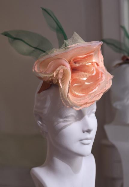 Stephen Jones Millinery Spring Summer 2018 Hats Pretty tulle flower headdress