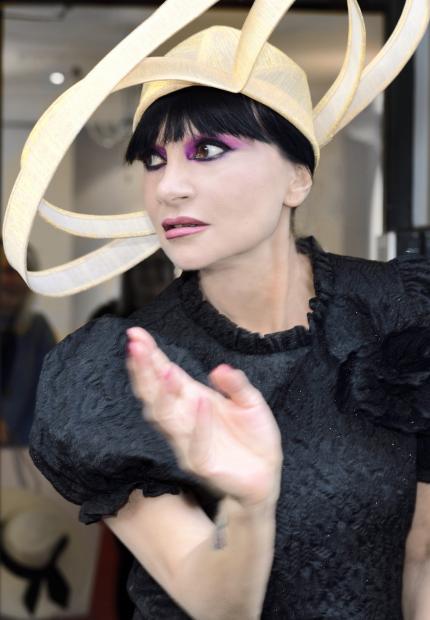 Stephen Jones Millinery Spring Summer 2018 Hats Popstar orbital headdress