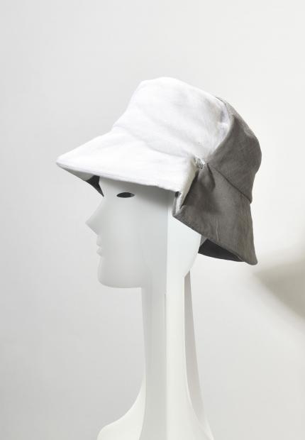 Stephen Jones Millinery Spring Summer 2020 A two tone fold hat