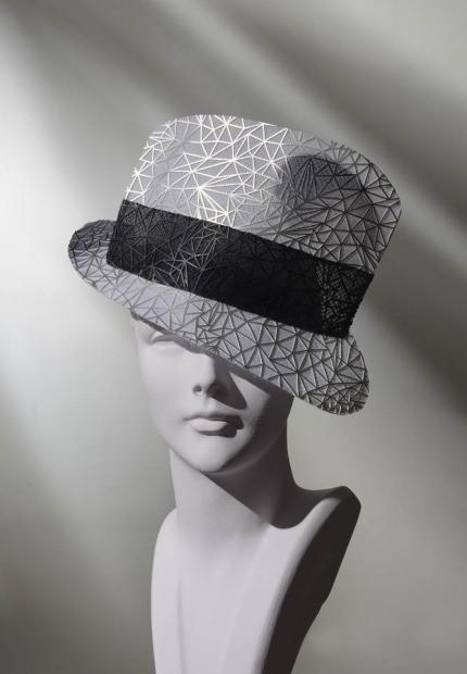 black and white half trilby spray paint Shade Spring Summer 2017 12 Rick