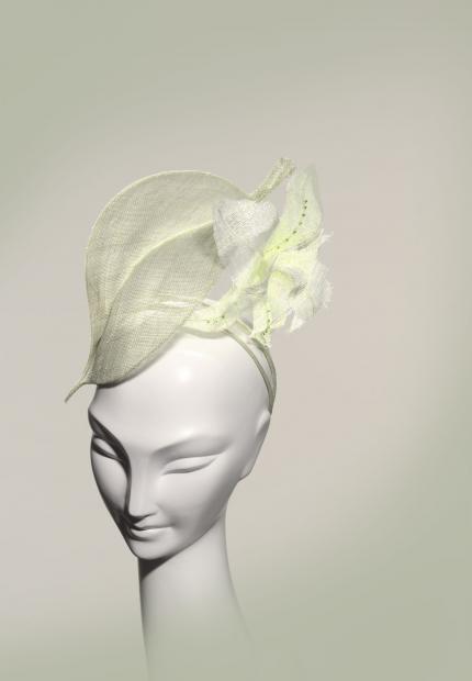 Stephen Jones Millinery Spring Summer 2019 Parfum Calyx Sinamay orchid headdress