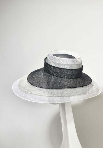 Stephen Jones Millinery Spring Summer 2020 a layered sinamay straw sun hat 09 Layer