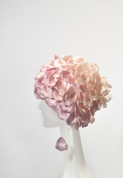 Stephen Jones Millinery Spring Summer 2020 a petal and pearl beanie 13 Embellish