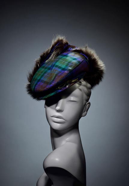 Stephen Jones Millinery Winter country flat cap