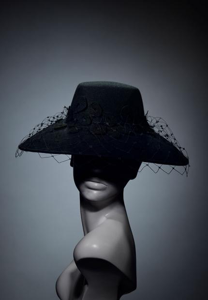 Stephen Jones Millinery Winter large brimmed hat cloche Audrey Hepburn